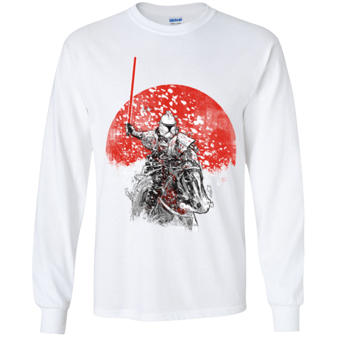 T-Shirts White / YS Samourai Trooper Youth Long Sleeve T-Shirt