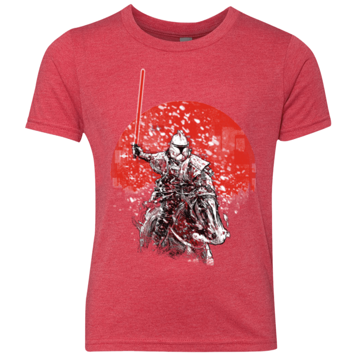 T-Shirts Vintage Red / YXS Samourai Trooper Youth Triblend T-Shirt