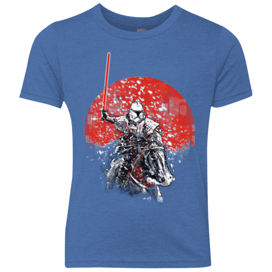 T-Shirts Vintage Royal / YXS Samourai Trooper Youth Triblend T-Shirt