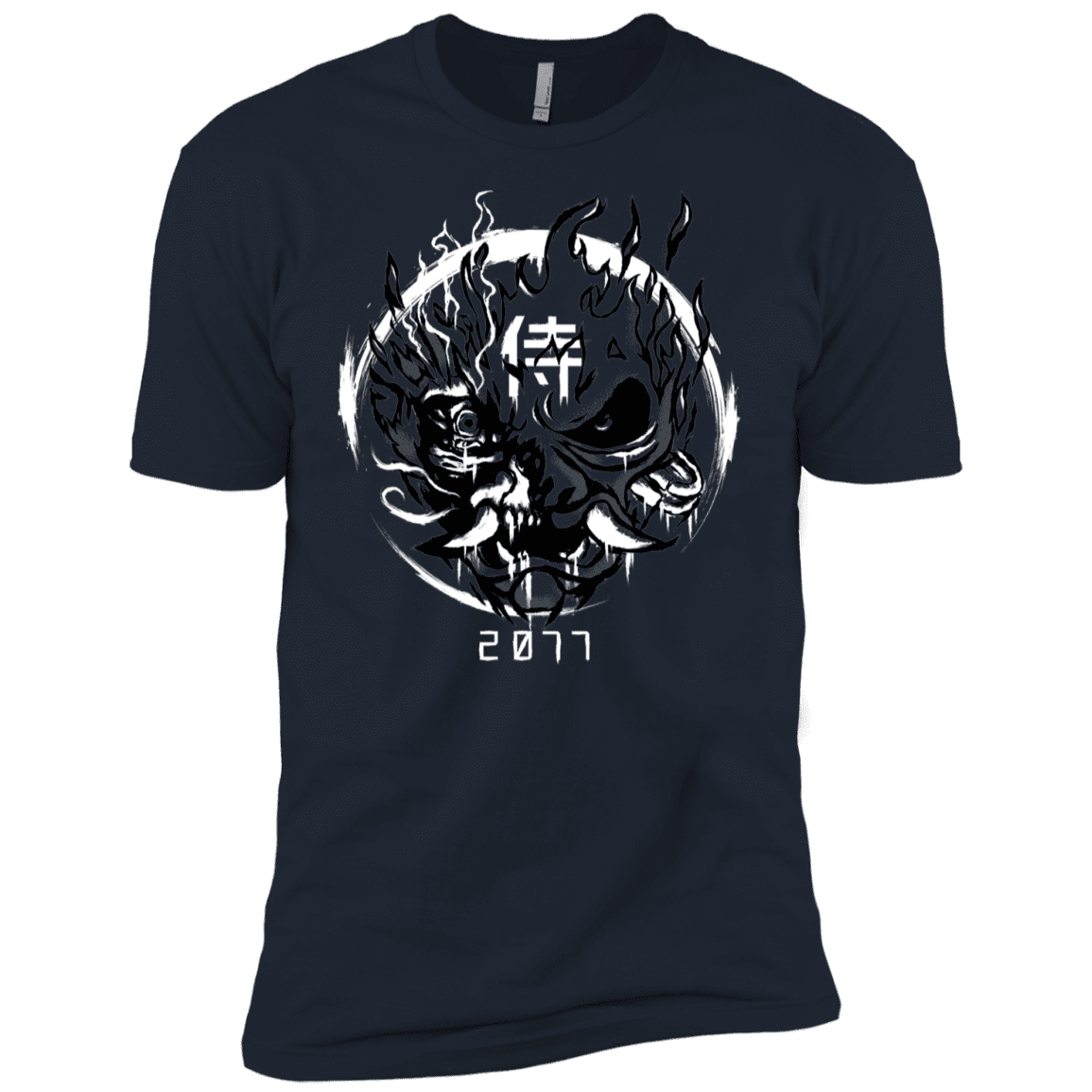 T-Shirts Midnight Navy / YXS Samurai 2077 Boys Premium T-Shirt