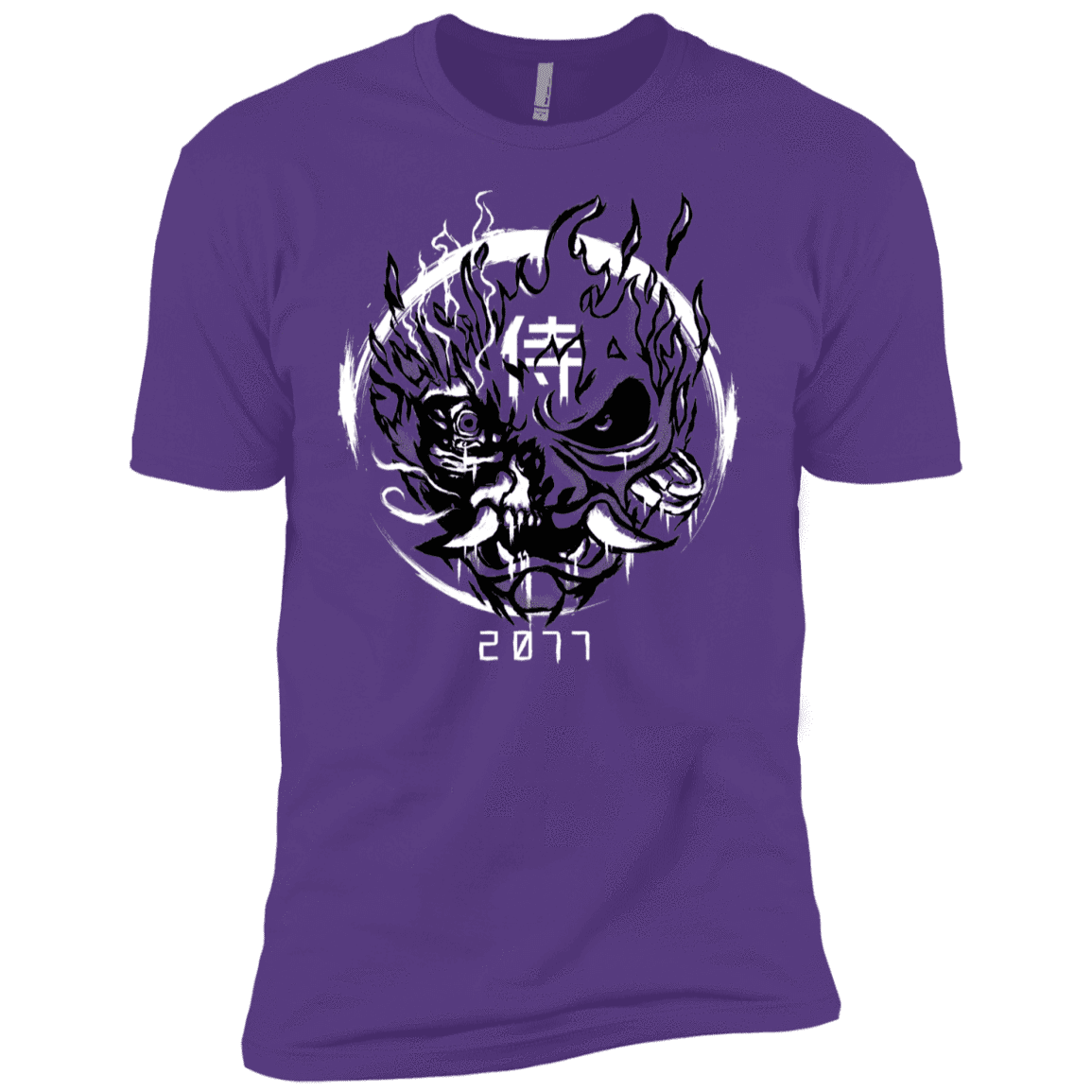 T-Shirts Purple Rush / YXS Samurai 2077 Boys Premium T-Shirt
