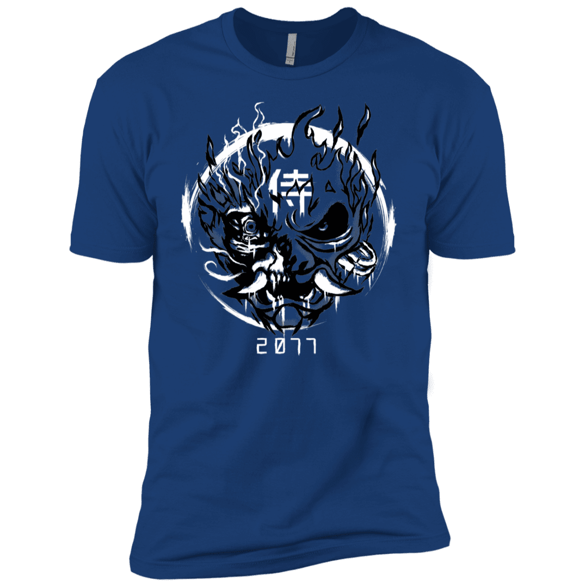 T-Shirts Royal / YXS Samurai 2077 Boys Premium T-Shirt