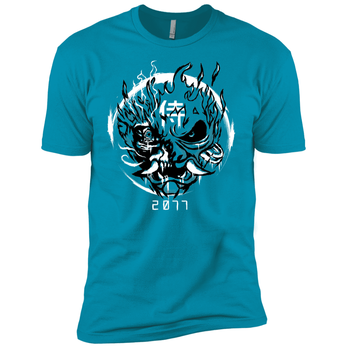 T-Shirts Turquoise / YXS Samurai 2077 Boys Premium T-Shirt