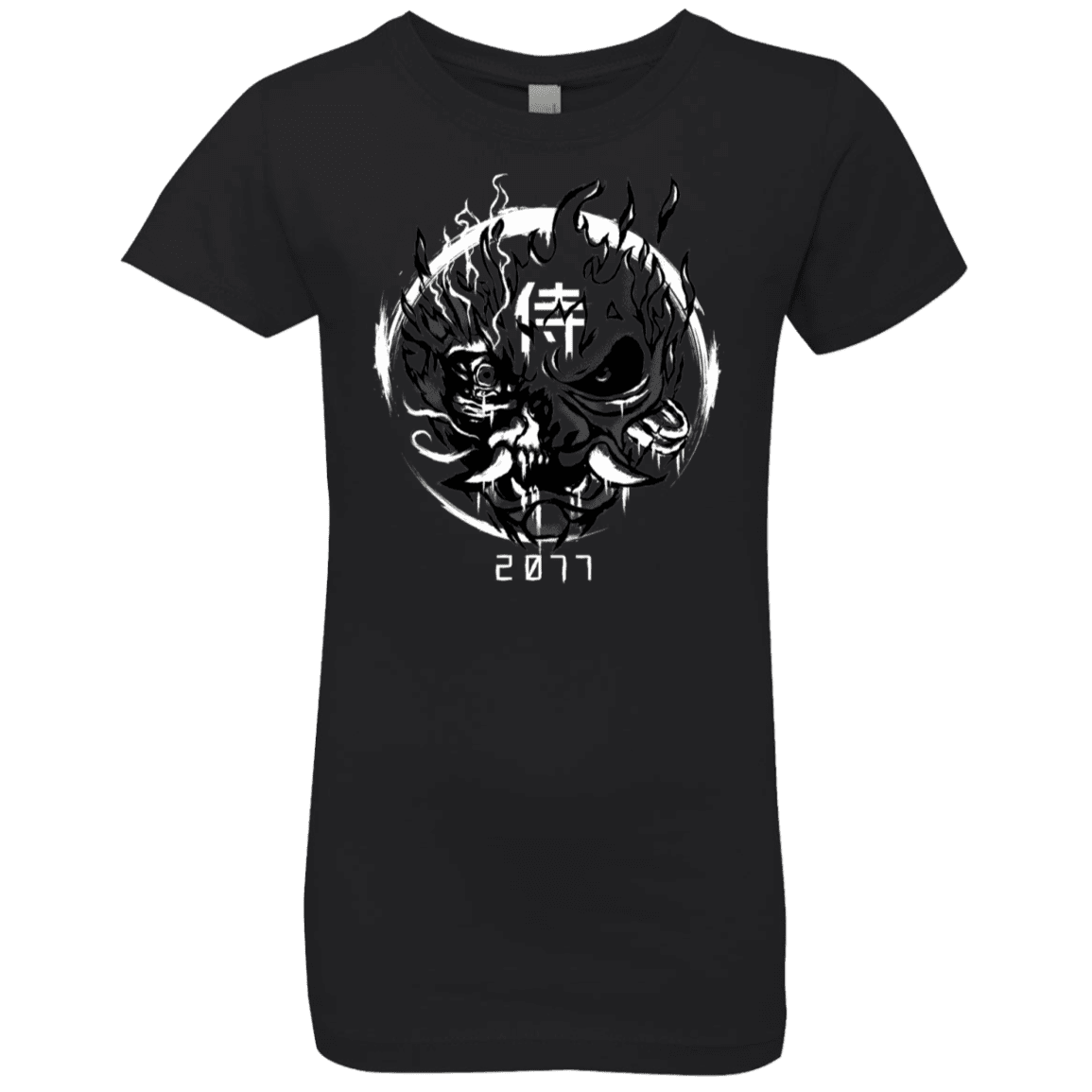 T-Shirts Black / YXS Samurai 2077 Girls Premium T-Shirt