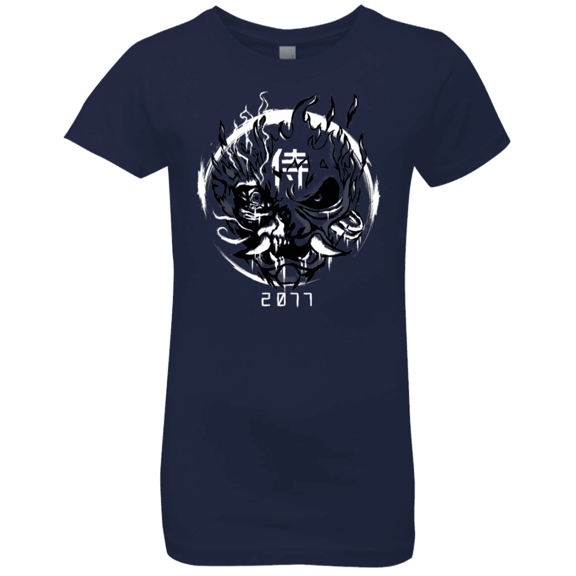 T-Shirts Midnight Navy / YXS Samurai 2077 Girls Premium T-Shirt