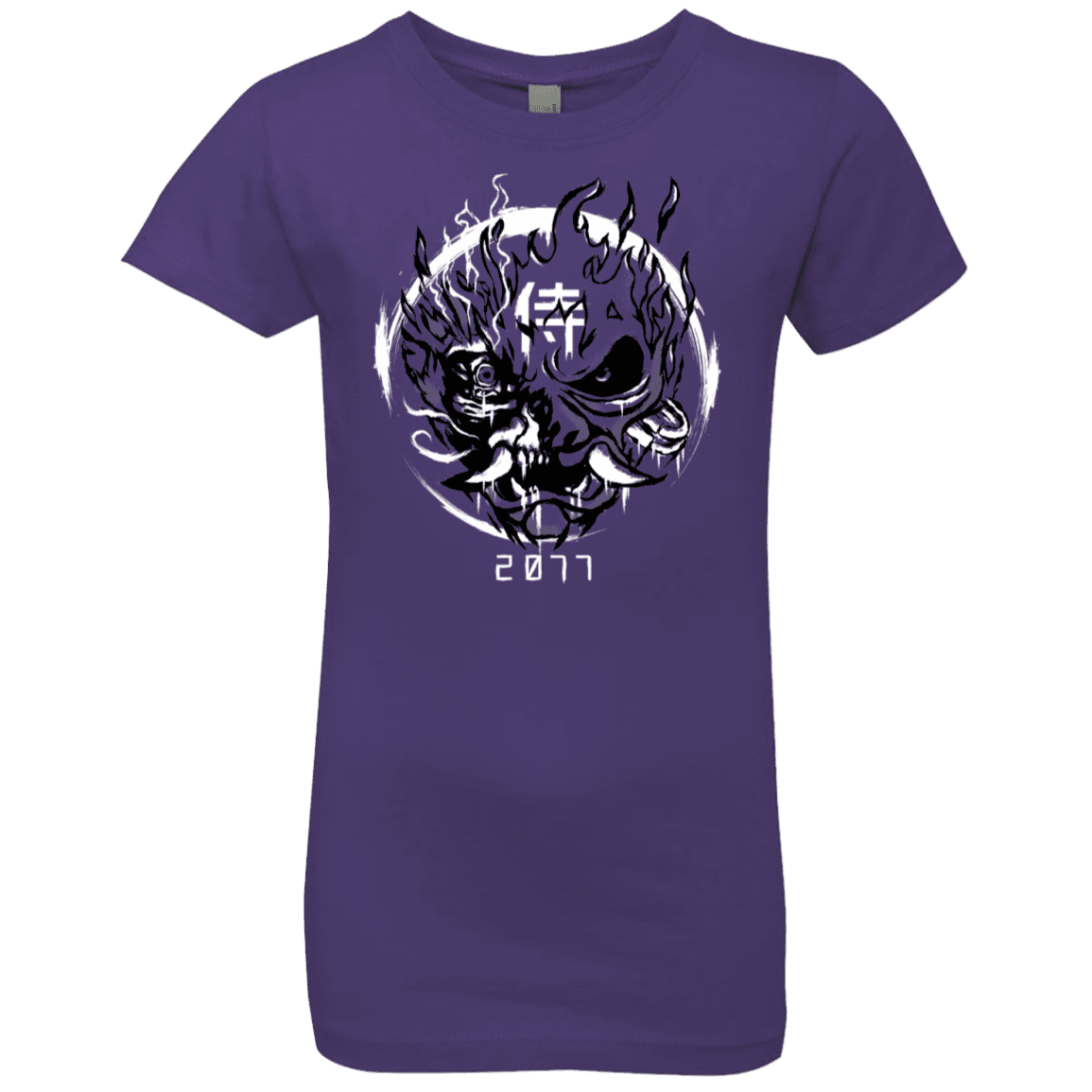 T-Shirts Purple Rush / YXS Samurai 2077 Girls Premium T-Shirt