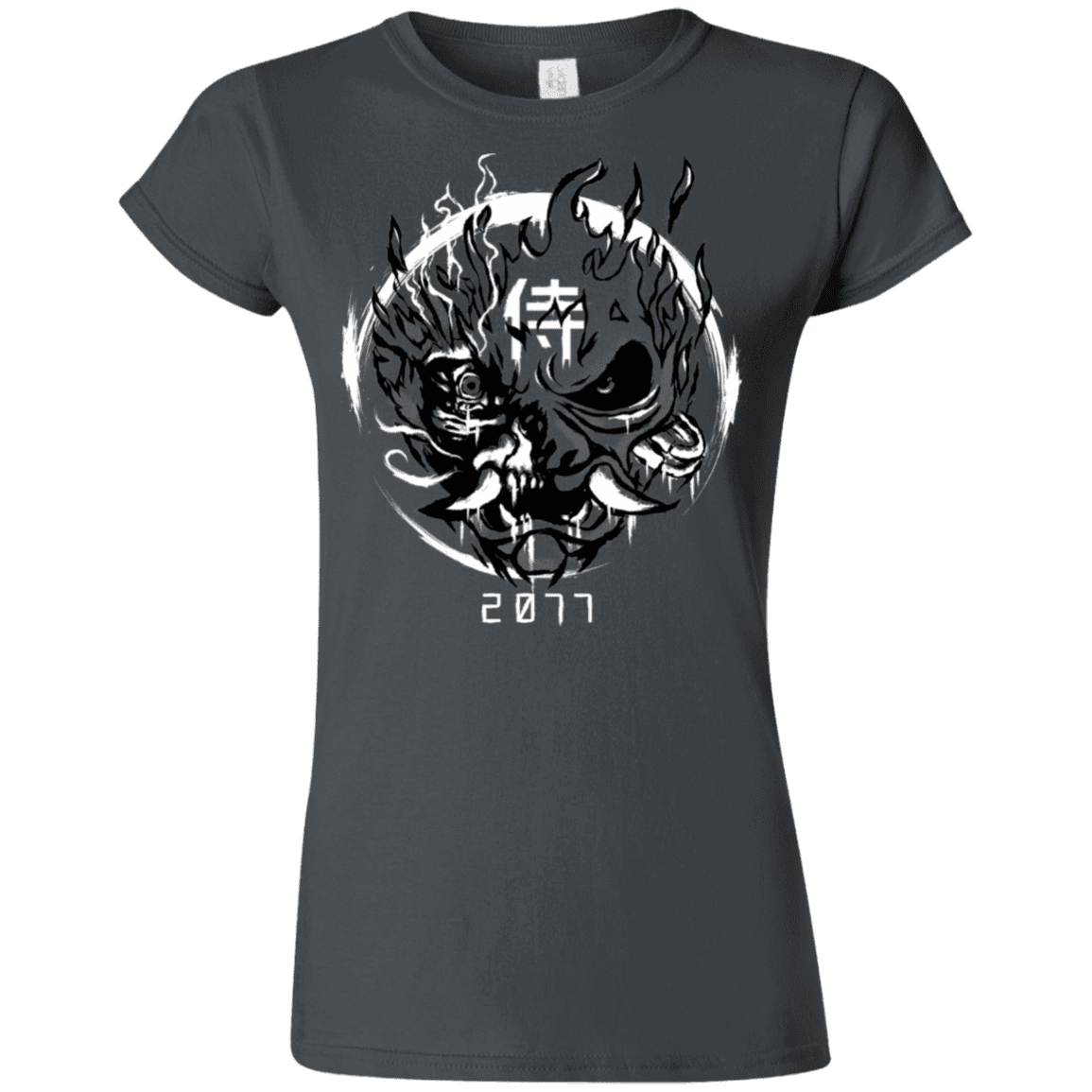 T-Shirts Charcoal / S Samurai 2077 Junior Slimmer-Fit T-Shirt