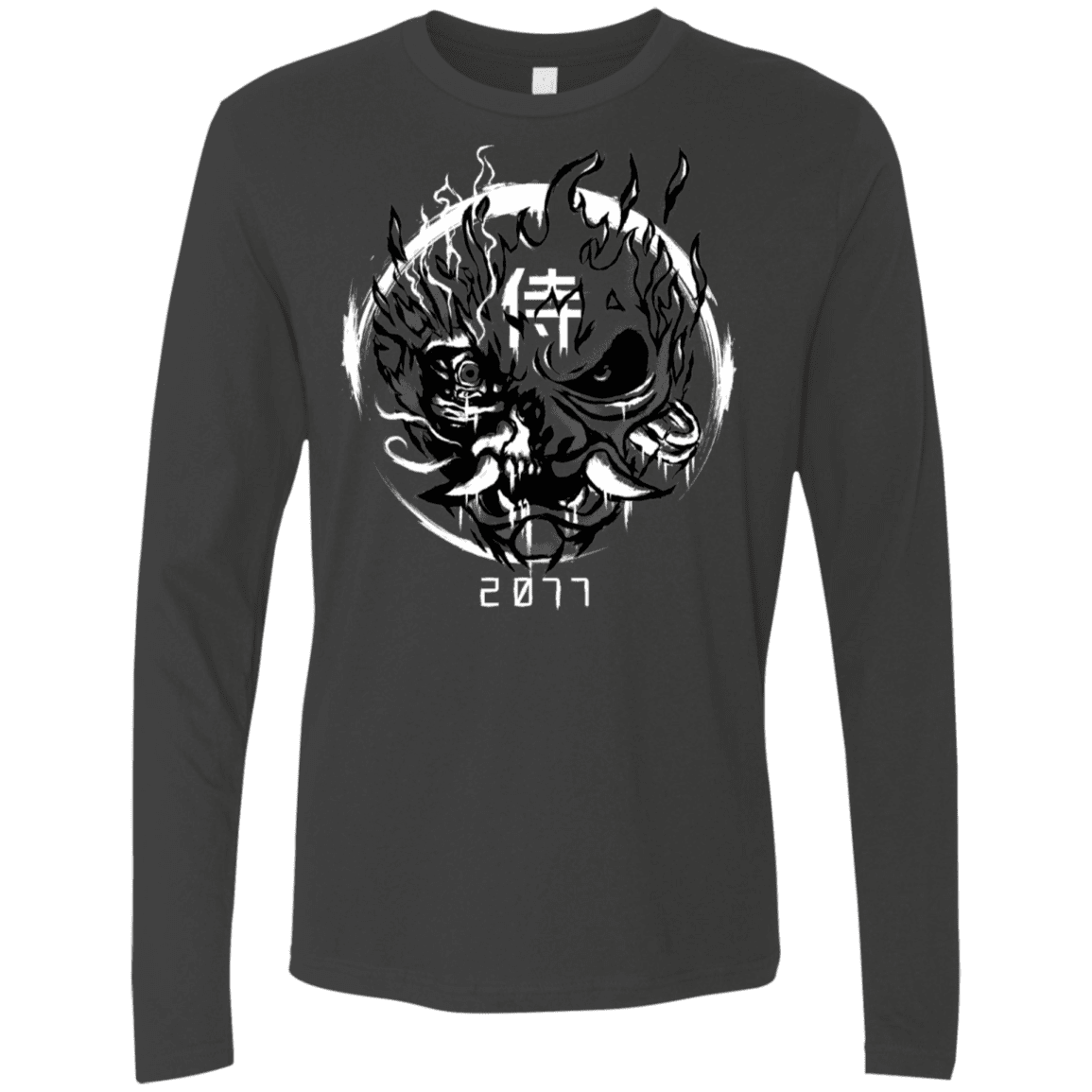 T-Shirts Heavy Metal / S Samurai 2077 Men's Premium Long Sleeve