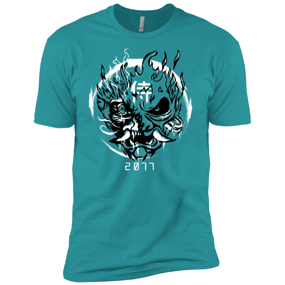 T-Shirts Tahiti Blue / X-Small Samurai 2077 Men's Premium T-Shirt