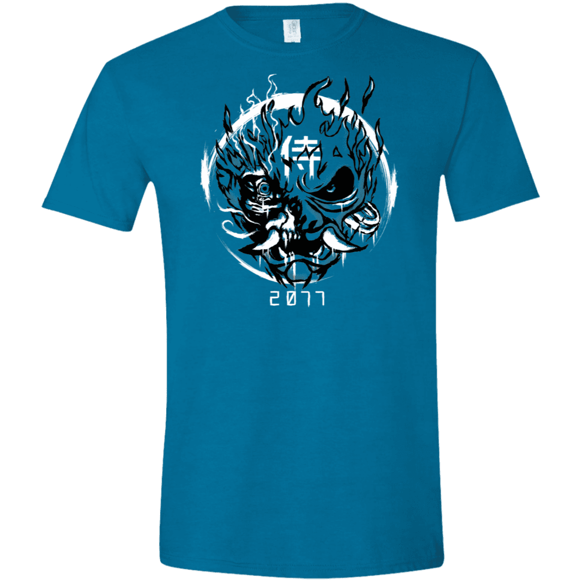 T-Shirts Antique Sapphire / S Samurai 2077 Men's Semi-Fitted Softstyle