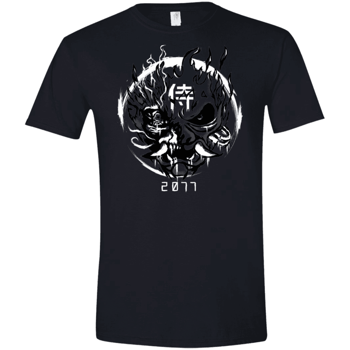 T-Shirts Black / X-Small Samurai 2077 Men's Semi-Fitted Softstyle