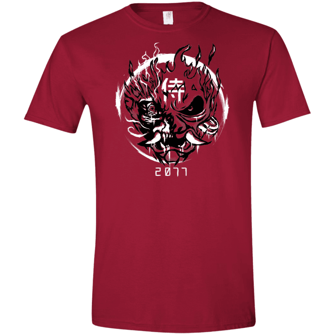 T-Shirts Cardinal Red / S Samurai 2077 Men's Semi-Fitted Softstyle