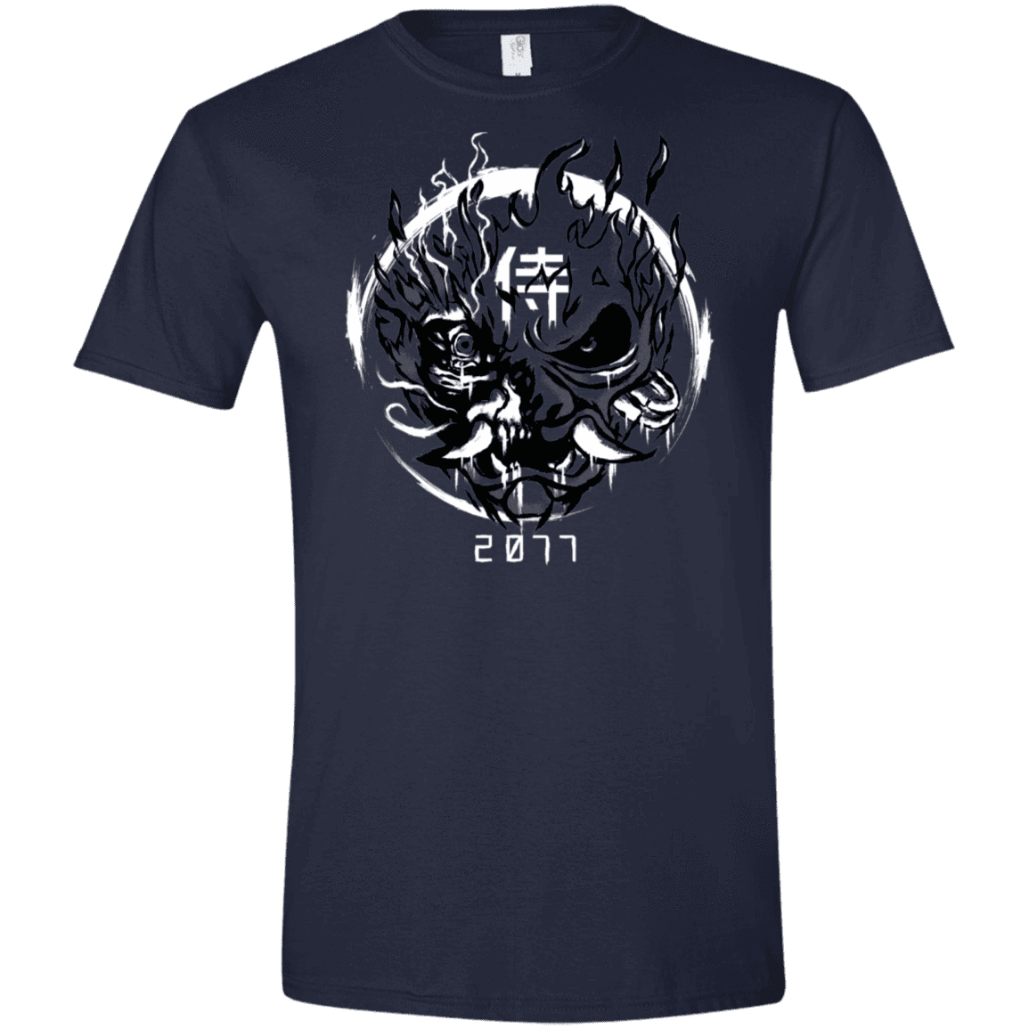 T-Shirts Navy / X-Small Samurai 2077 Men's Semi-Fitted Softstyle
