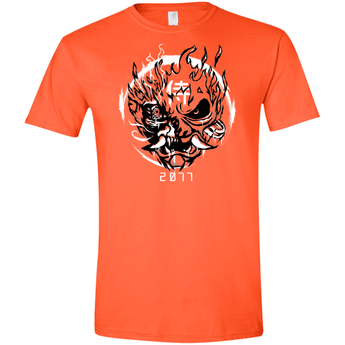 T-Shirts Orange / S Samurai 2077 Men's Semi-Fitted Softstyle