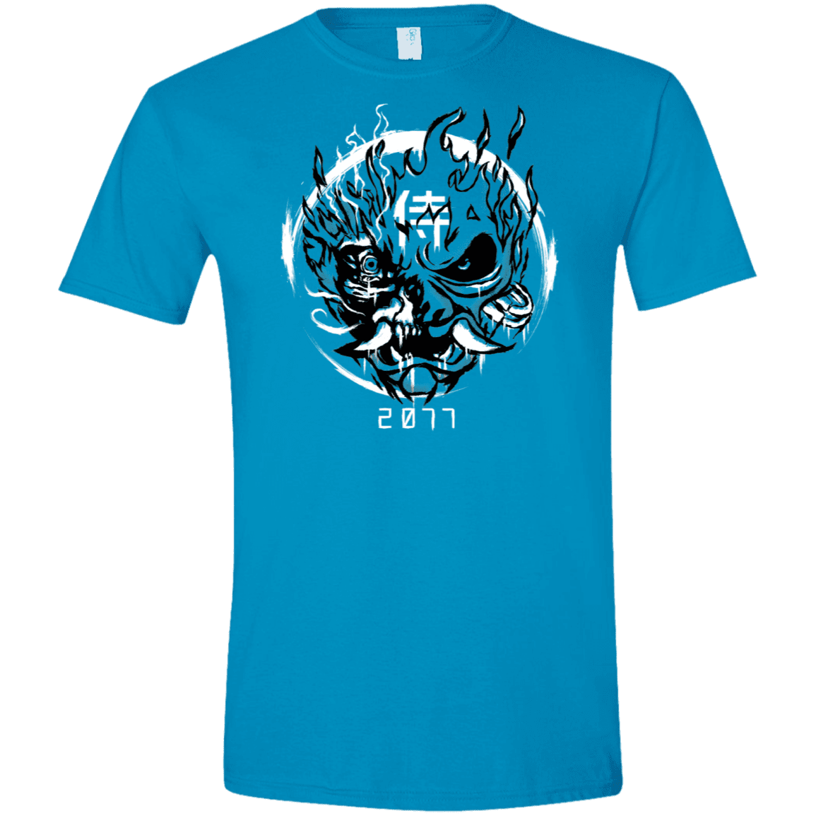 T-Shirts Sapphire / S Samurai 2077 Men's Semi-Fitted Softstyle