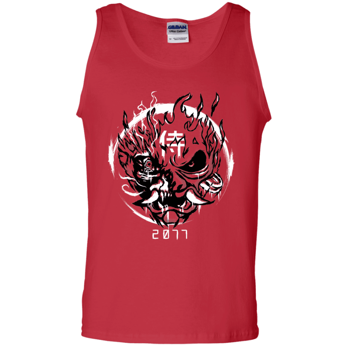 T-Shirts Red / S Samurai 2077 Men's Tank Top