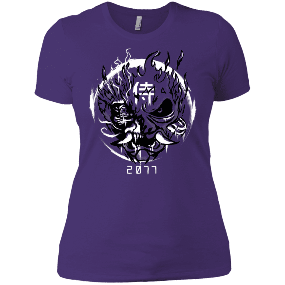 T-Shirts Purple Rush/ / X-Small Samurai 2077 Women's Premium T-Shirt