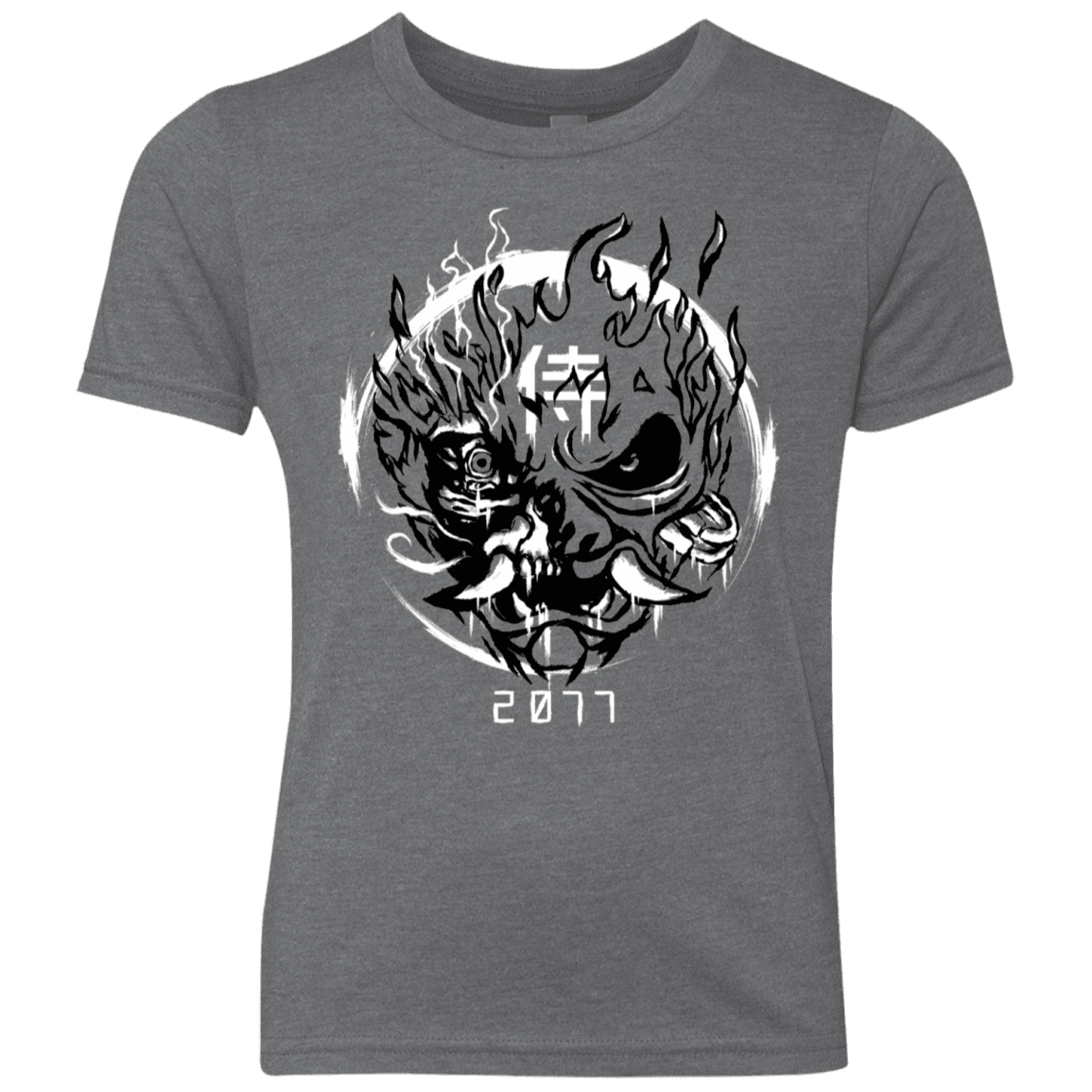T-Shirts Premium Heather / YXS Samurai 2077 Youth Triblend T-Shirt