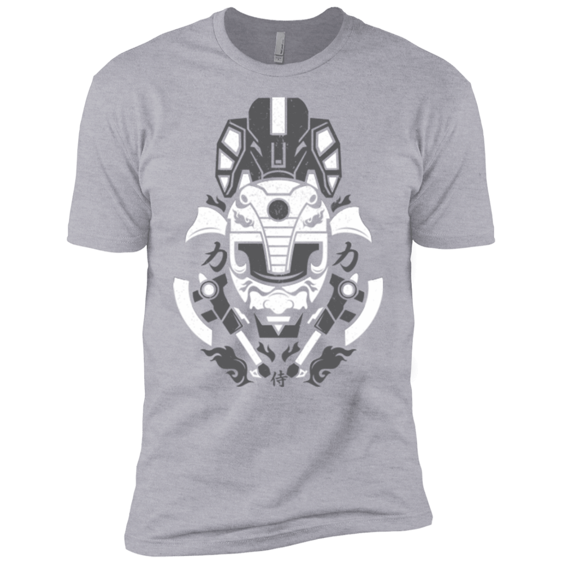 T-Shirts Heather Grey / YXS Samurai Black Ranger Boys Premium T-Shirt