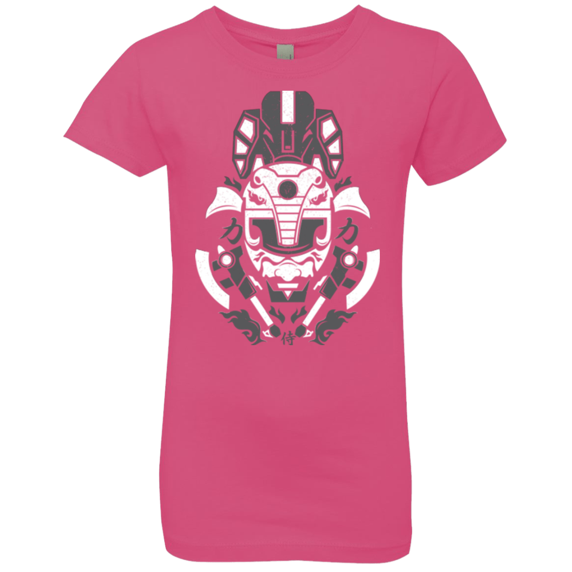 T-Shirts Hot Pink / YXS Samurai Black Ranger Girls Premium T-Shirt