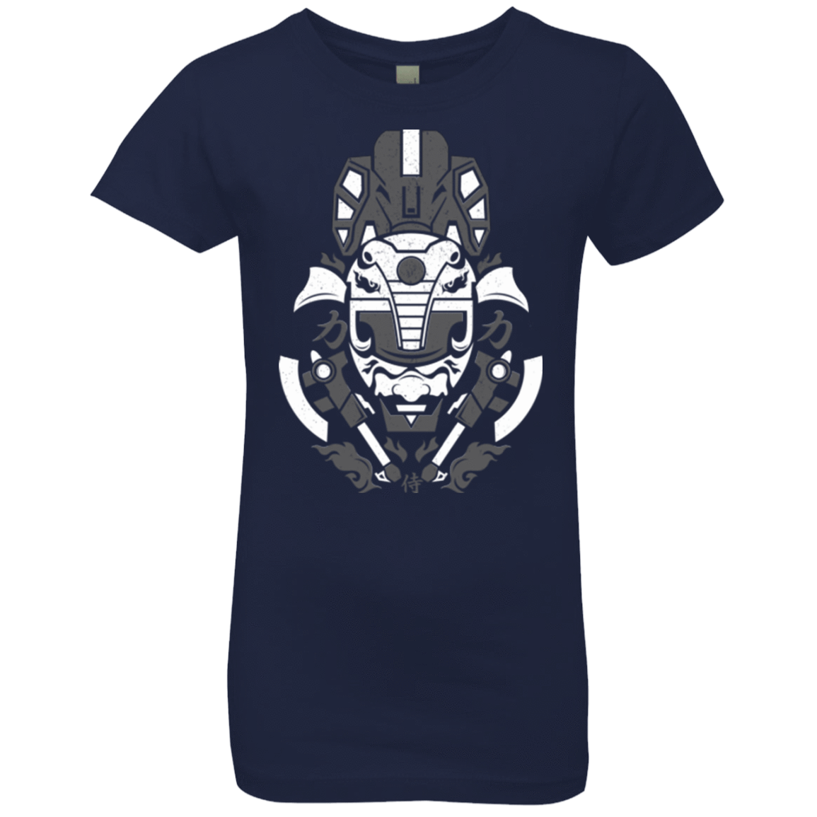 T-Shirts Midnight Navy / YXS Samurai Black Ranger Girls Premium T-Shirt
