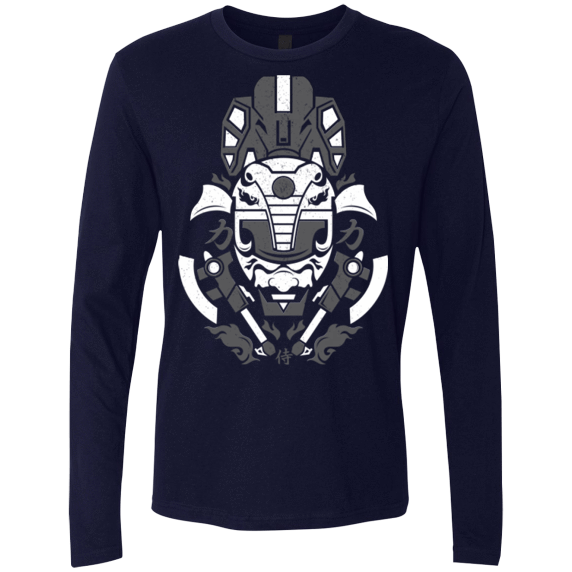 T-Shirts Midnight Navy / Small Samurai Black Ranger Men's Premium Long Sleeve