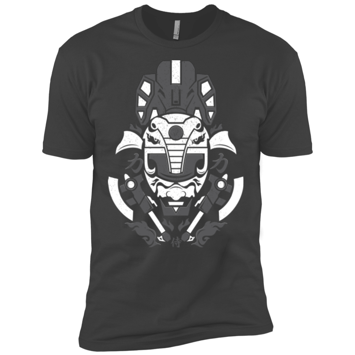 T-Shirts Heavy Metal / X-Small Samurai Black Ranger Men's Premium T-Shirt