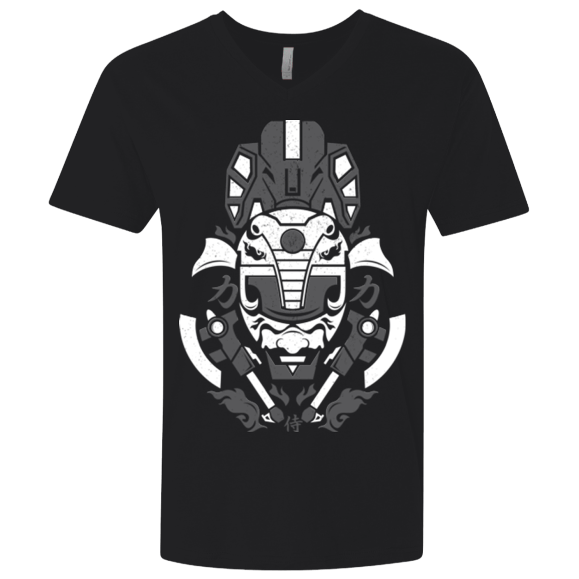 T-Shirts Black / X-Small Samurai Black Ranger Men's Premium V-Neck
