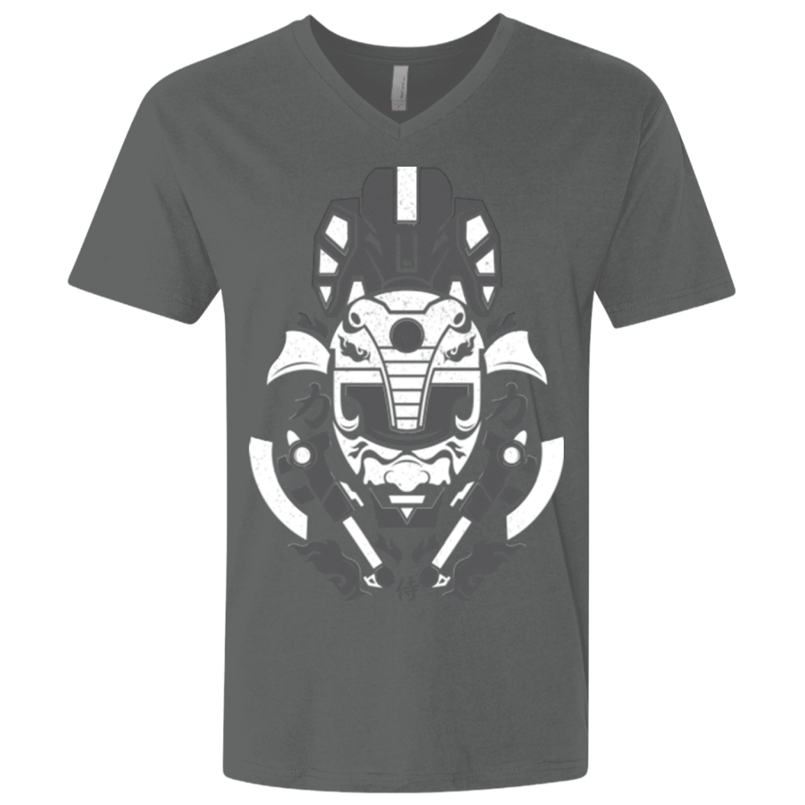T-Shirts Heavy Metal / X-Small Samurai Black Ranger Men's Premium V-Neck