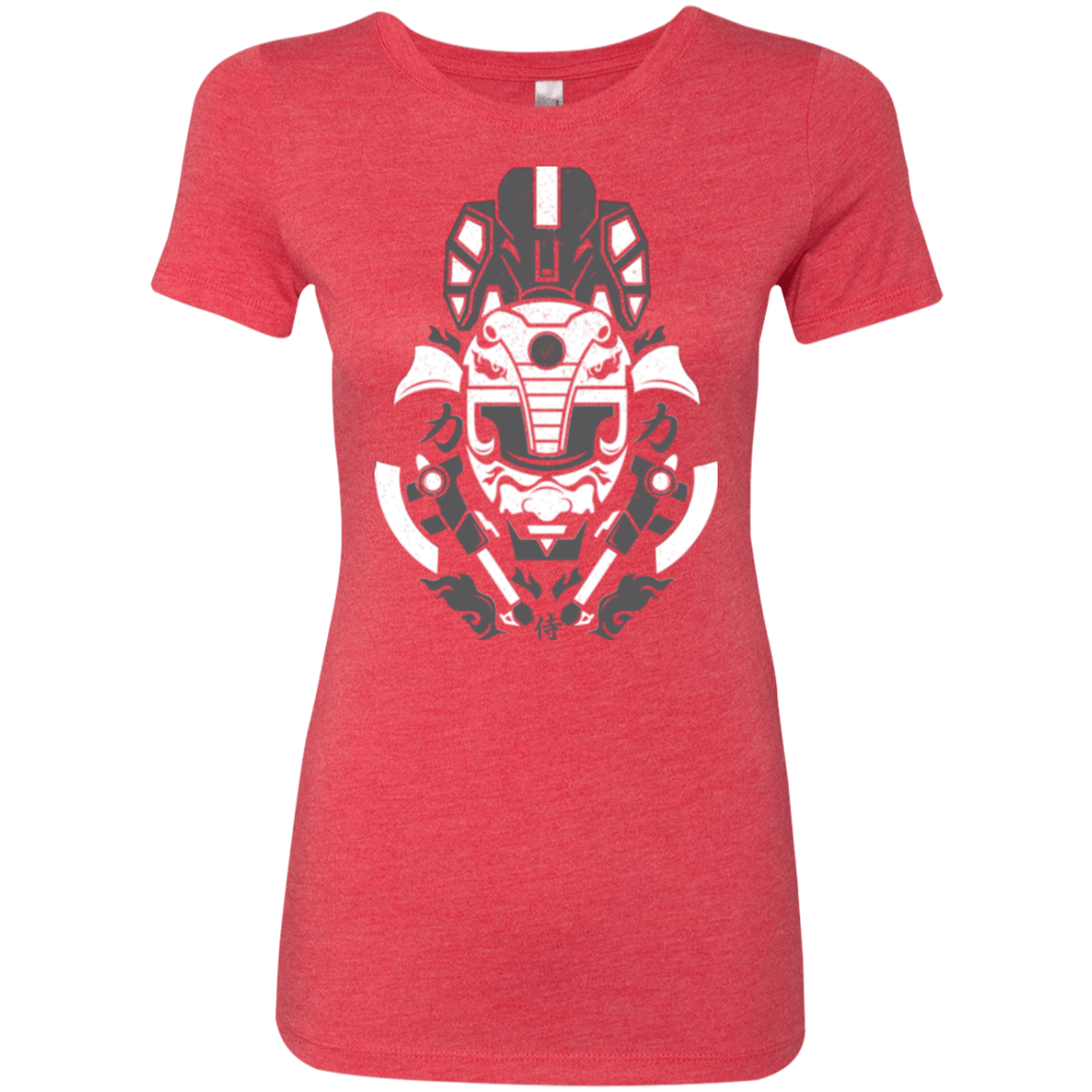 T-Shirts Vintage Red / Small Samurai Black Ranger Women's Triblend T-Shirt