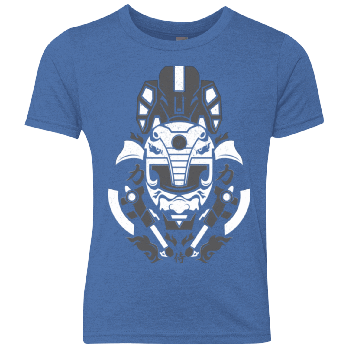 T-Shirts Vintage Royal / YXS Samurai Black Ranger Youth Triblend T-Shirt