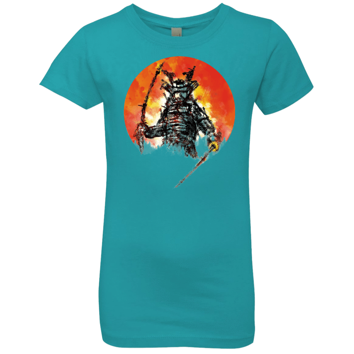 T-Shirts Tahiti Blue / YXS Samurai Bot Girls Premium T-Shirt