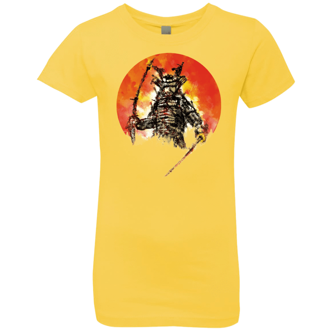 T-Shirts Vibrant Yellow / YXS Samurai Bot Girls Premium T-Shirt