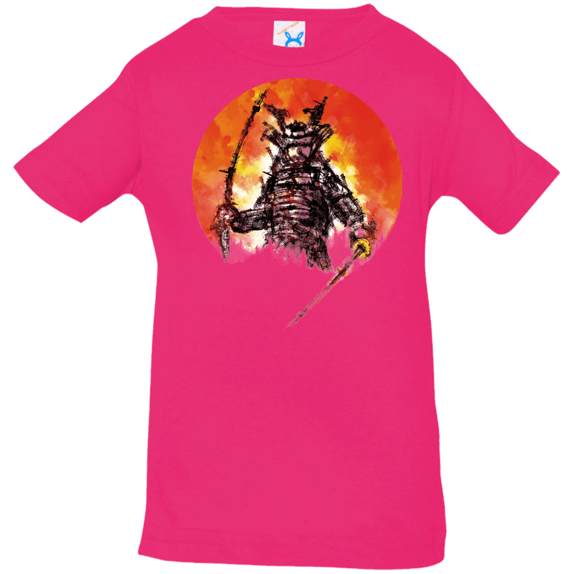 T-Shirts Hot Pink / 6 Months Samurai Bot Infant Premium T-Shirt