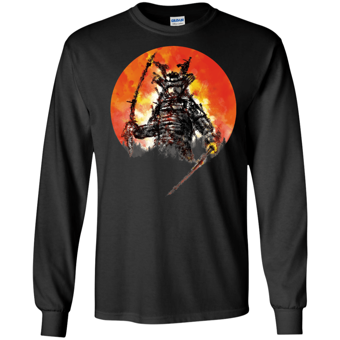 Samurai Bot Men's Long Sleeve T-Shirt