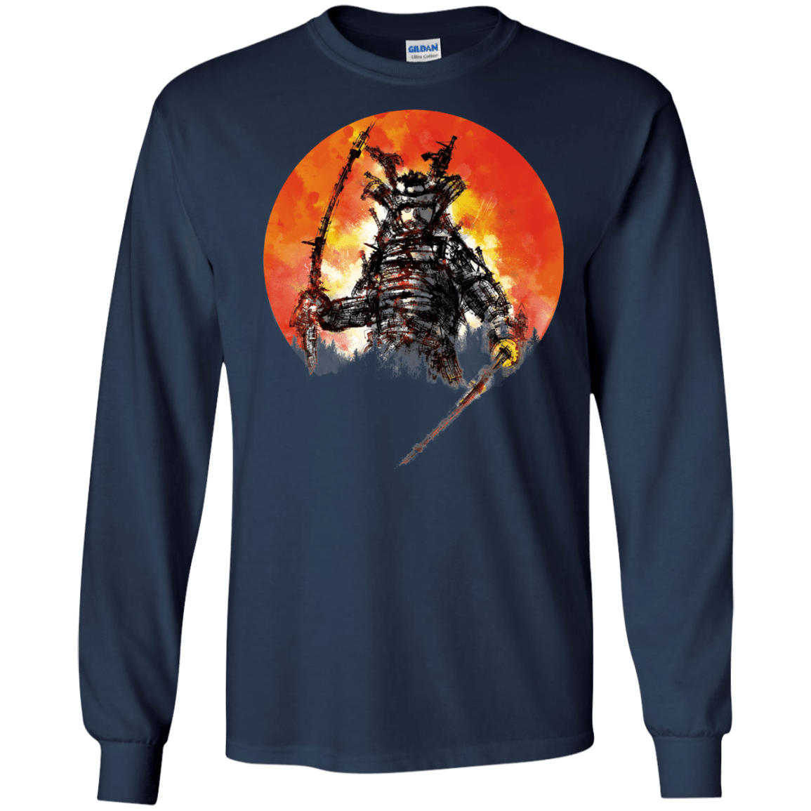 Samurai Bot Men's Long Sleeve T-Shirt