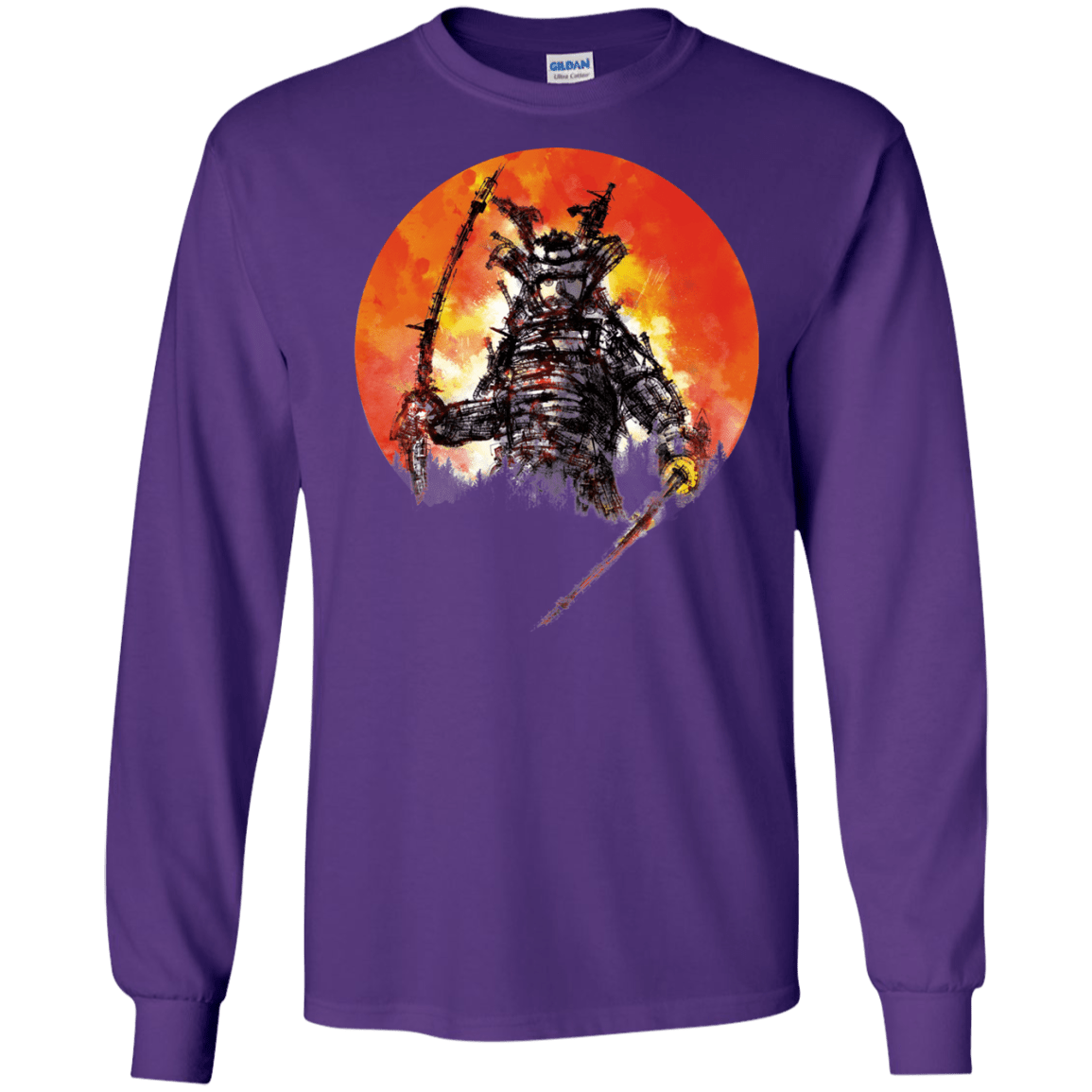 Samurai Bot Men's Long Sleeve T-Shirt