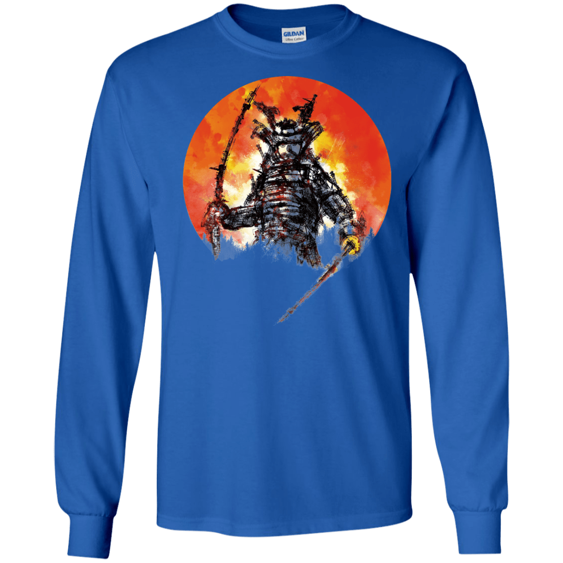 Samurai Bot Men's Long Sleeve T-Shirt