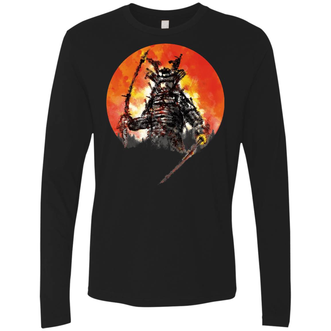 Samurai Bot Men's Premium Long Sleeve