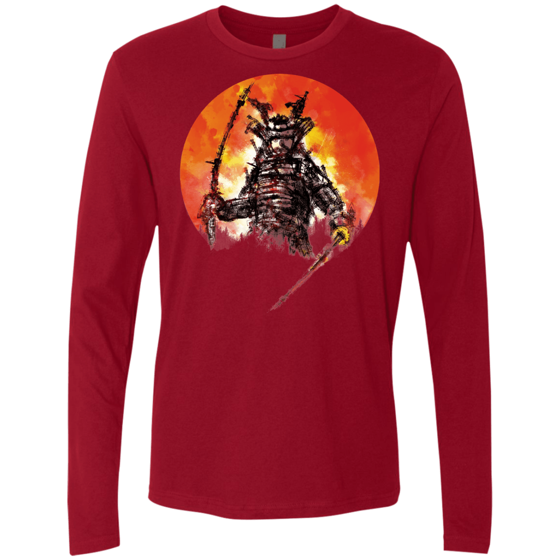 Samurai Bot Men's Premium Long Sleeve