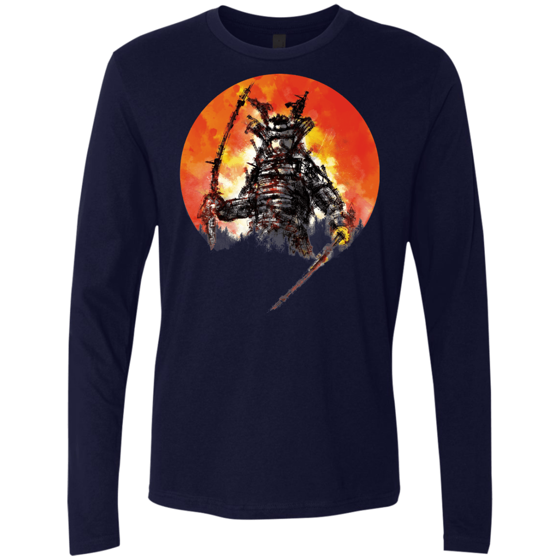 Samurai Bot Men's Premium Long Sleeve