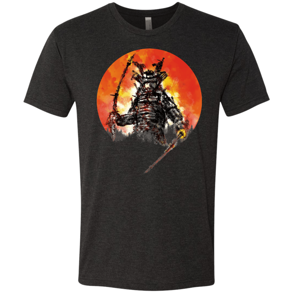 T-Shirts Vintage Black / S Samurai Bot Men's Triblend T-Shirt