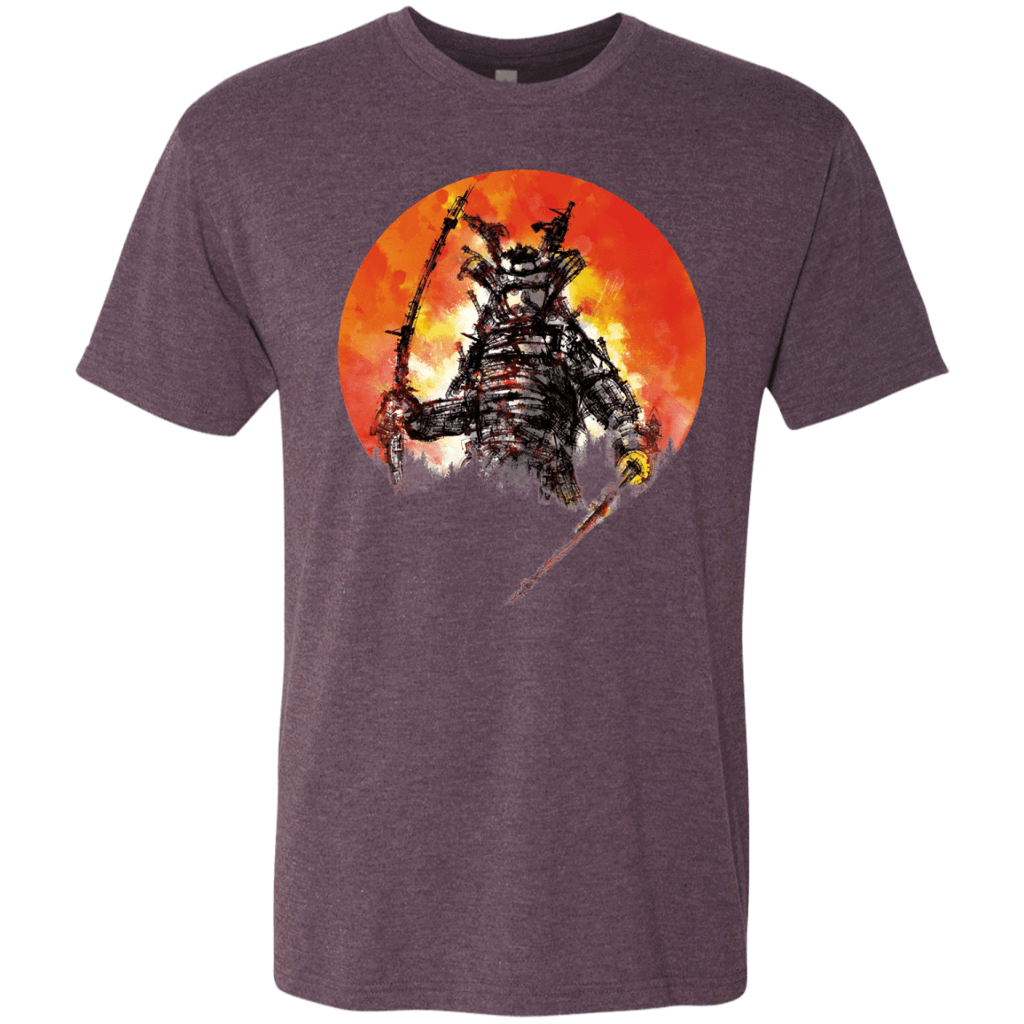 T-Shirts Vintage Purple / S Samurai Bot Men's Triblend T-Shirt