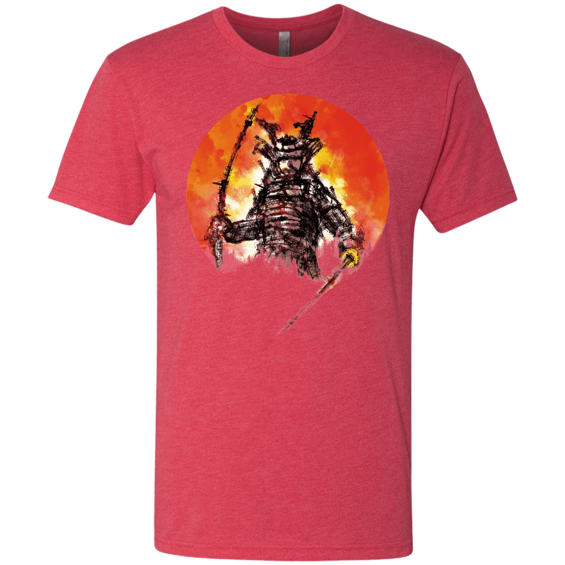T-Shirts Vintage Red / S Samurai Bot Men's Triblend T-Shirt