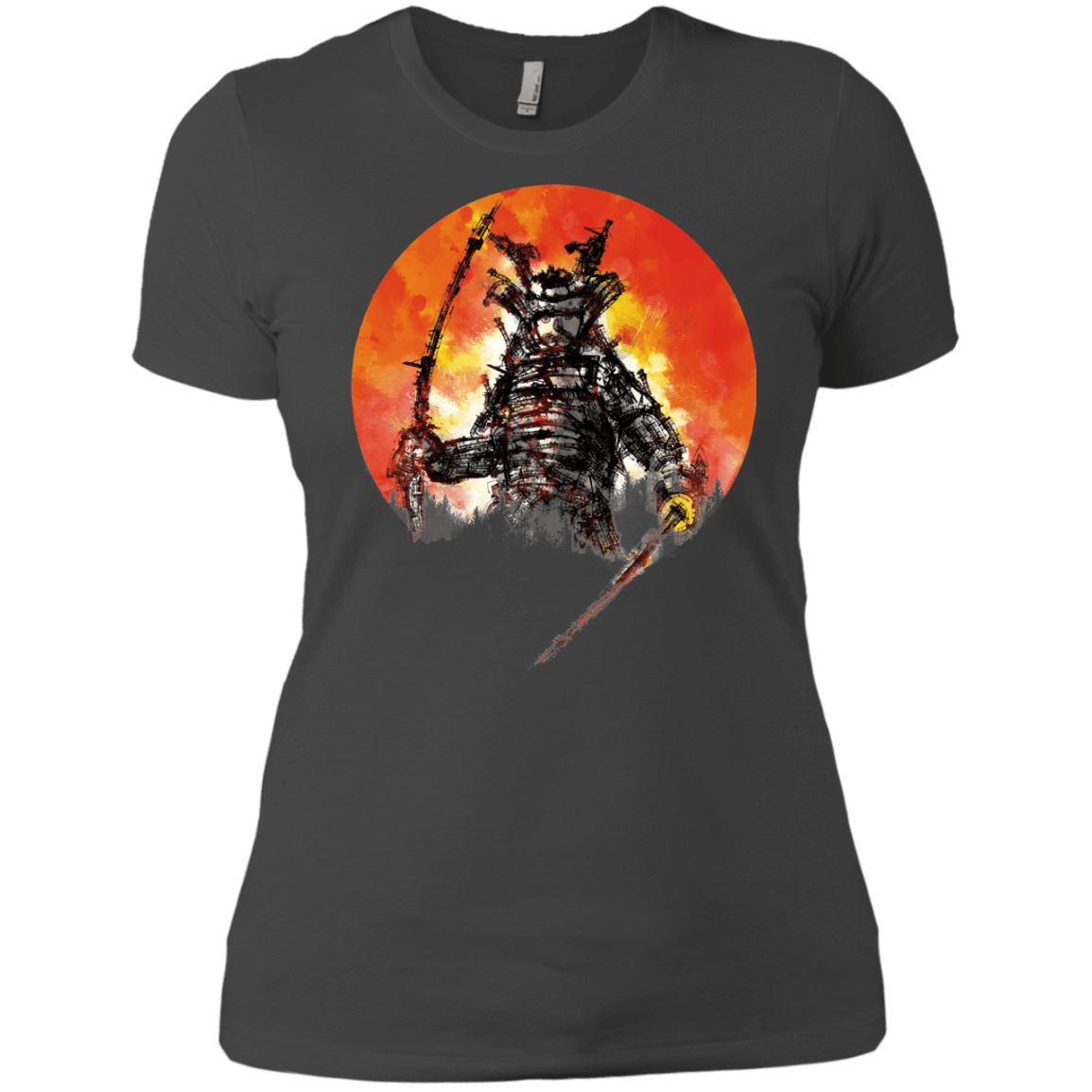 T-Shirts Heavy Metal / X-Small Samurai Bot Women's Premium T-Shirt