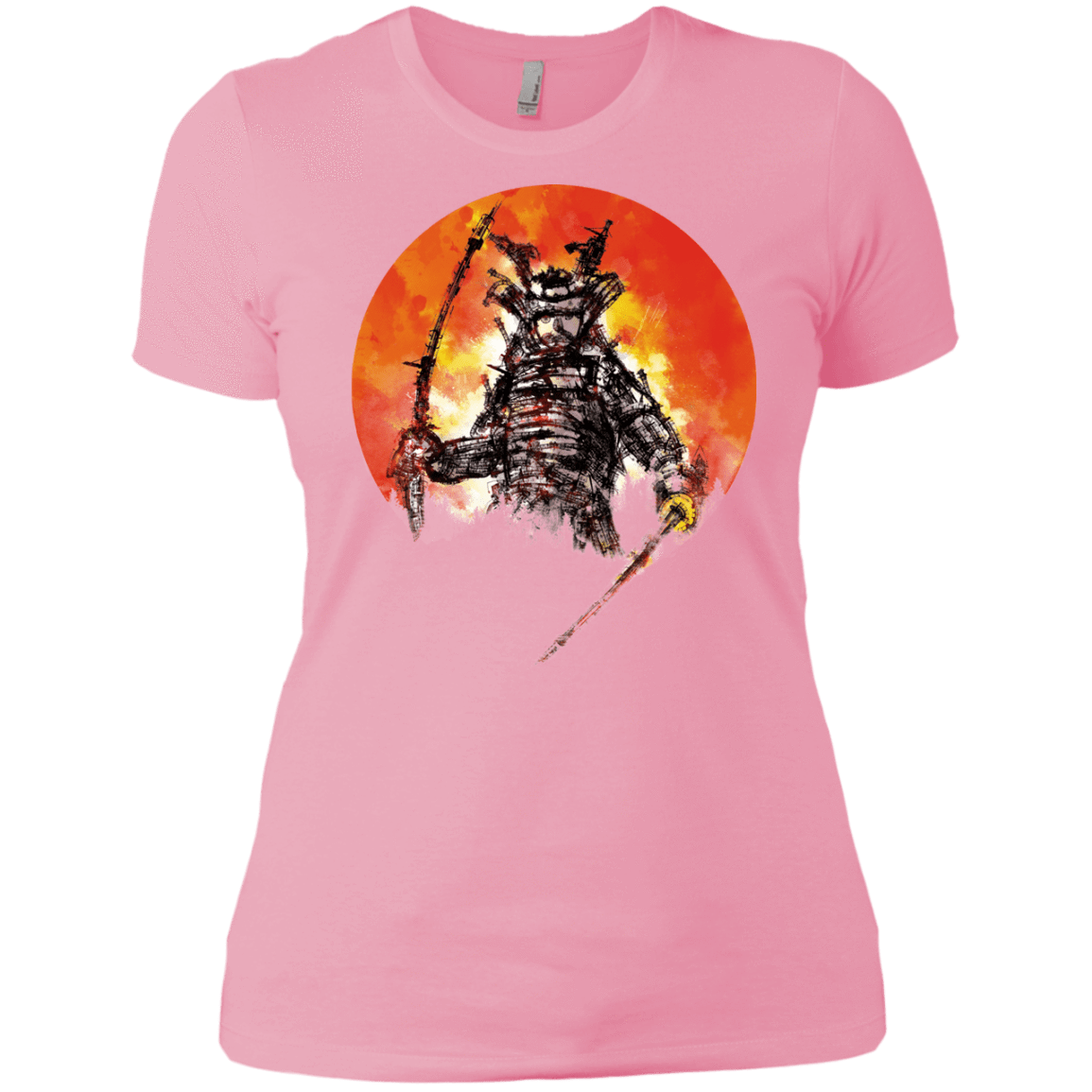 T-Shirts Light Pink / X-Small Samurai Bot Women's Premium T-Shirt