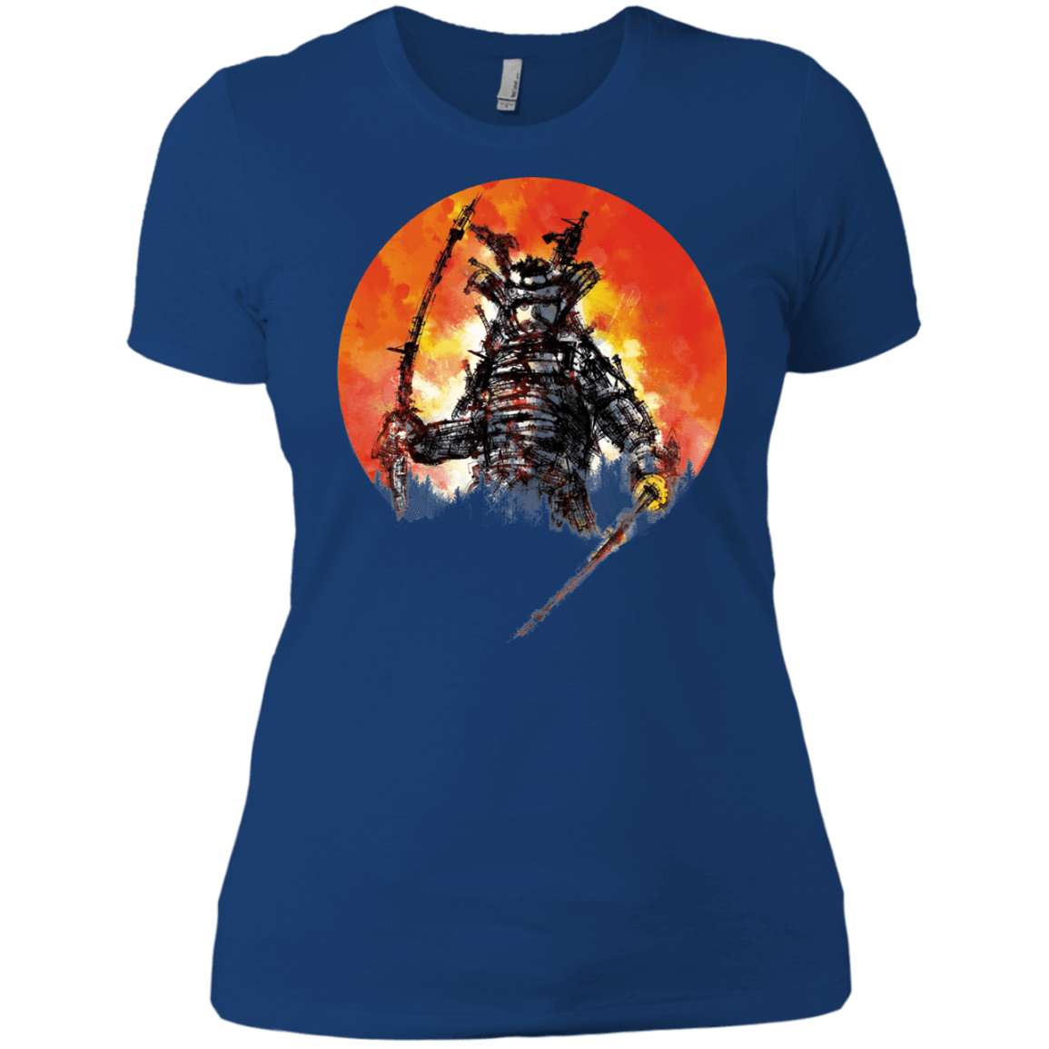 T-Shirts Royal / X-Small Samurai Bot Women's Premium T-Shirt