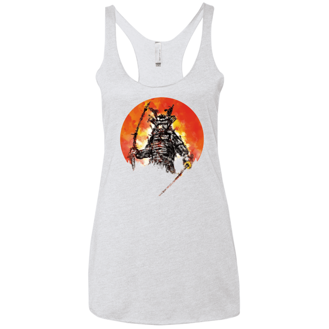 Samurai Bot Women's Triblend Racerback Tank