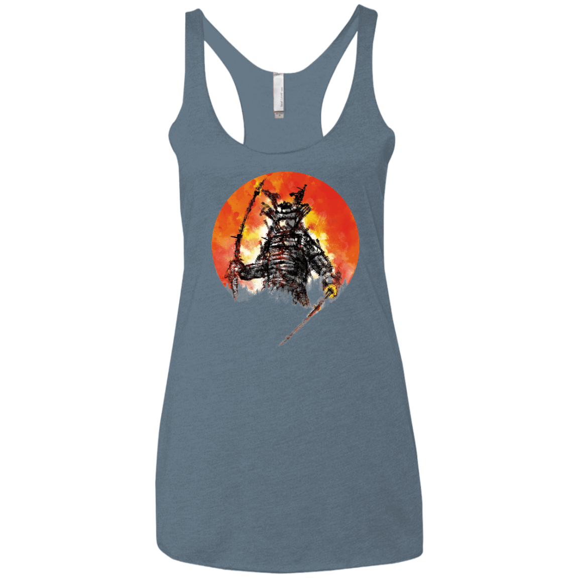 Samurai Bot Women's Triblend Racerback Tank
