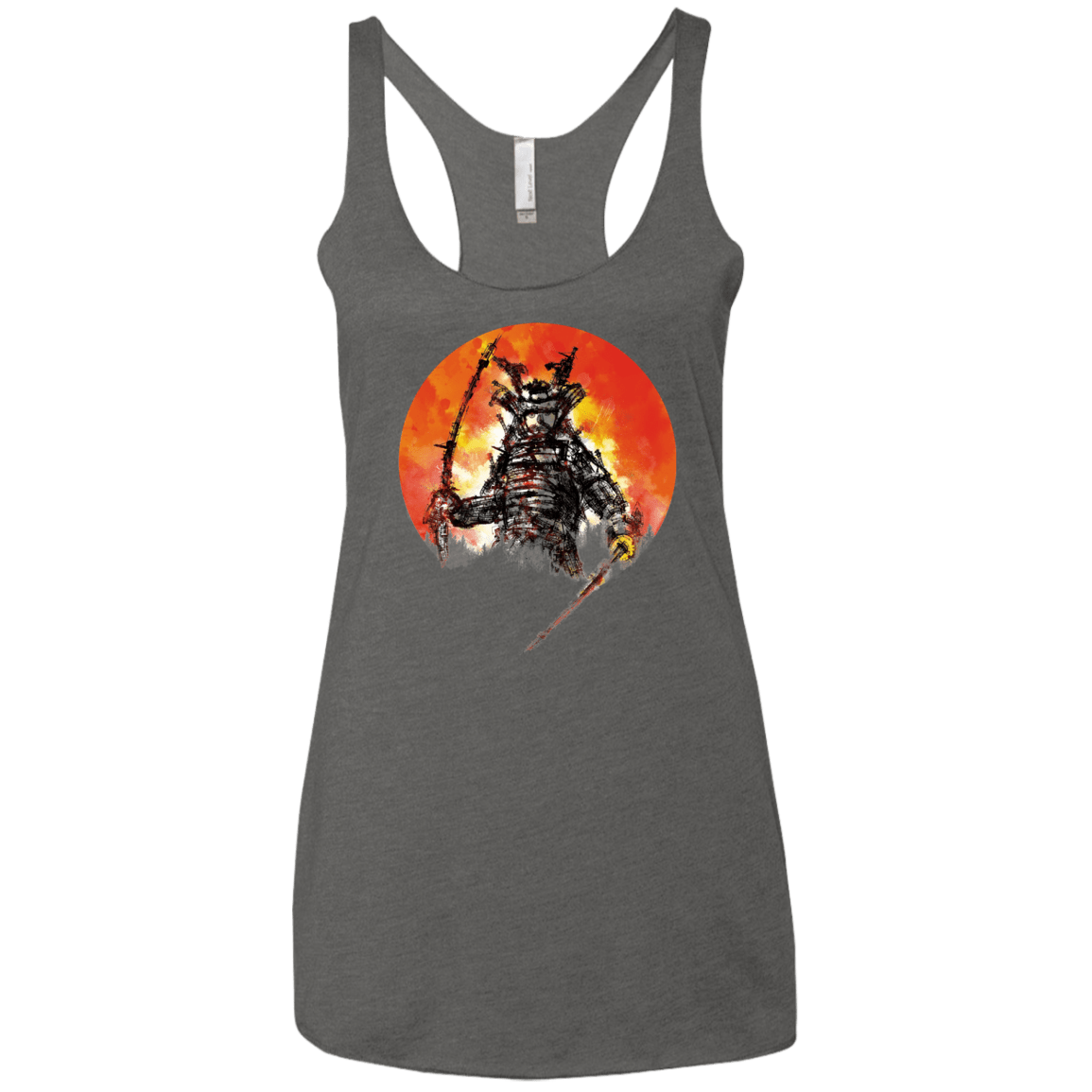 Samurai Bot Women's Triblend Racerback Tank